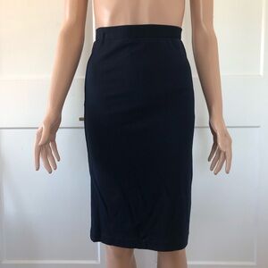 Hutch Navy Blue Elastic Waist Stretch Mini Knee Length Skirt XS X-Small